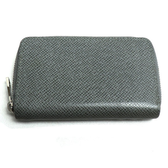 Louis Vuitton Taiga Gray Coin Zippy - Picture 1 of 8